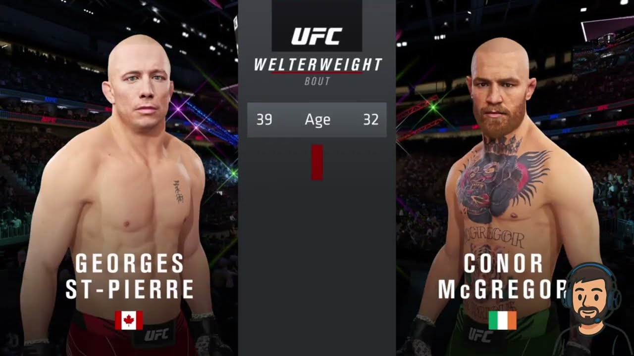 Georges St-Pierre vs Conor McGregor 🔥 Super Fight | UFC 4