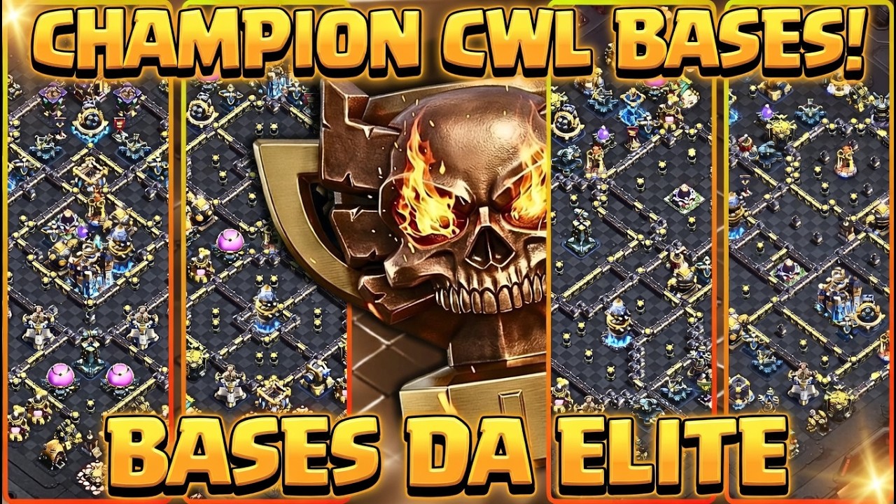 ​COPY & WIN! Best TH18 CWL Base for War Pro Layouts  Battle Base! Coc