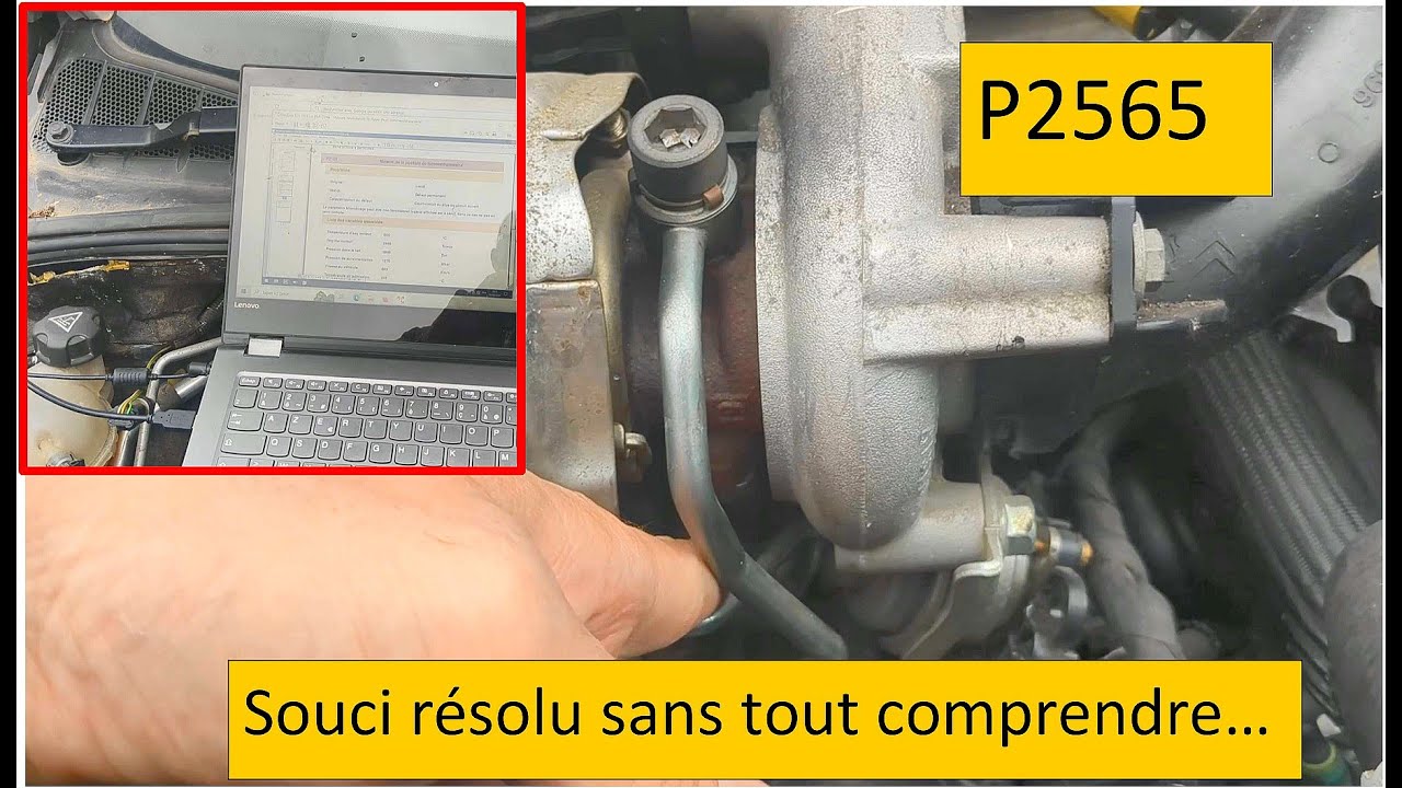 résolution P2565 Capteur turbo  308  hdi 92