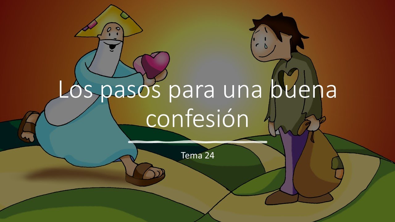 Catequesis - Tema 24: Los pasos para una buena confesión