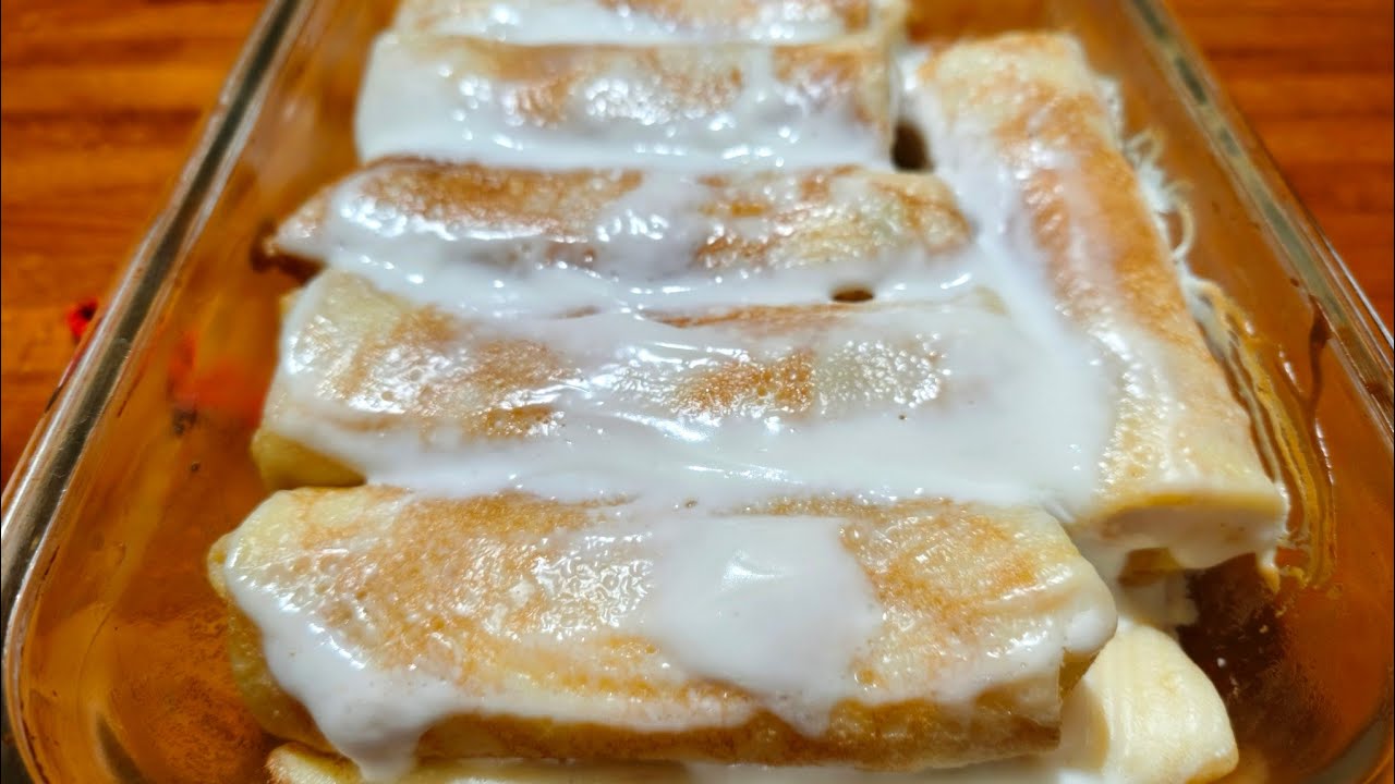 Идеальные блинчики с творожной начинкой!!