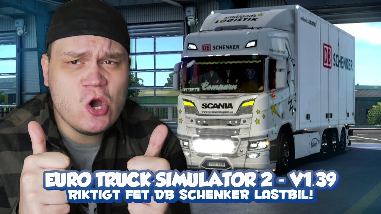 RIKTIGT FET DB SCHENKER! - EURO TRUCK SIMULATOR 2 SVERIGE! - Logitech G923