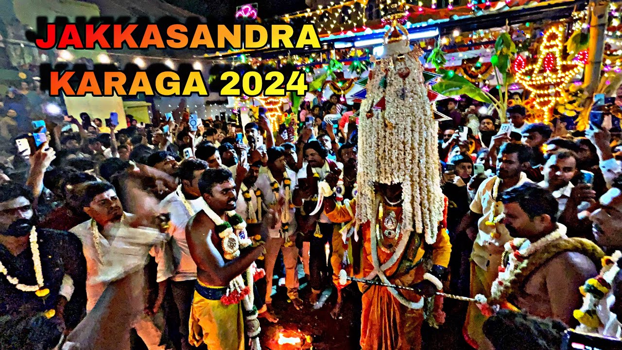 JAKKASANDRA KARAGA 2024 SRI RENUKA YELLAMMA DEVI TEMPLE #karagavideos #bengalurukaraga #karaga2024