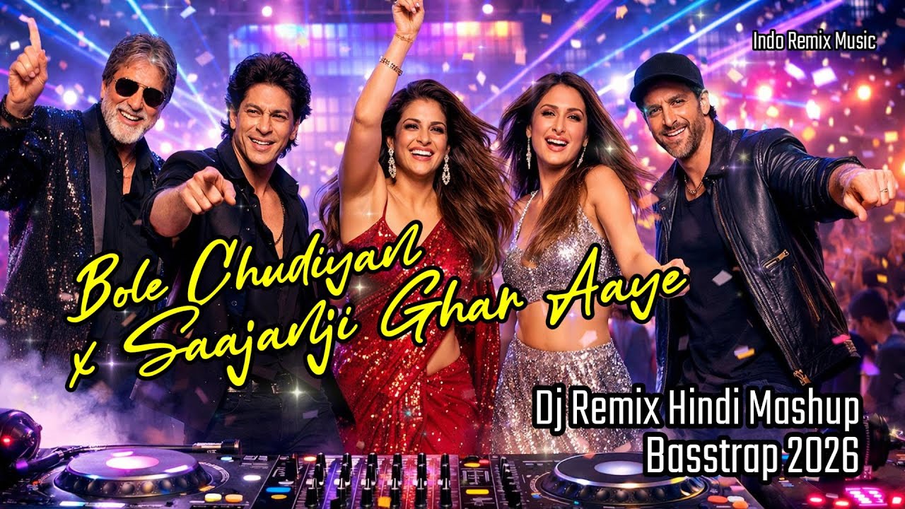 Bole Chudiyan x Saajanji Ghar Aaye❤️Dj Remix Hindi Mashup Basstrap 2026❤️Indo Remix Music