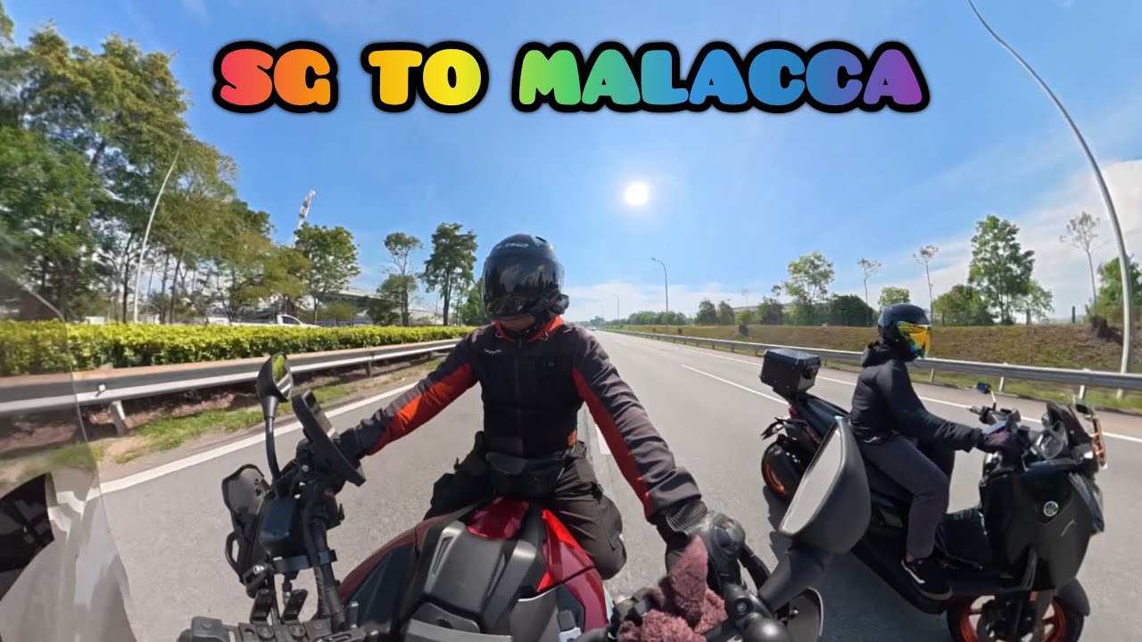 The Ride from SG to Melaka with friends  2025. Filmed on DJI Osmo 360.