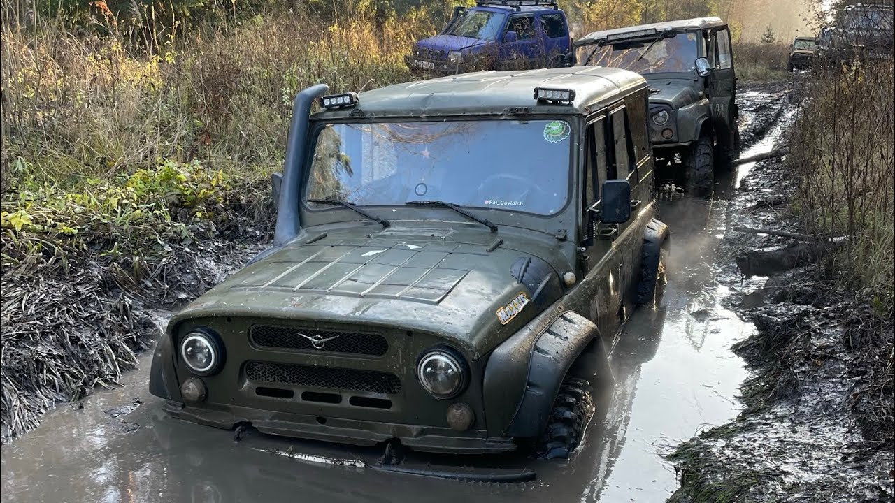 Солнце, глина и вода. УАЗы, Jimny и Pajero на газопросеке Донино.
