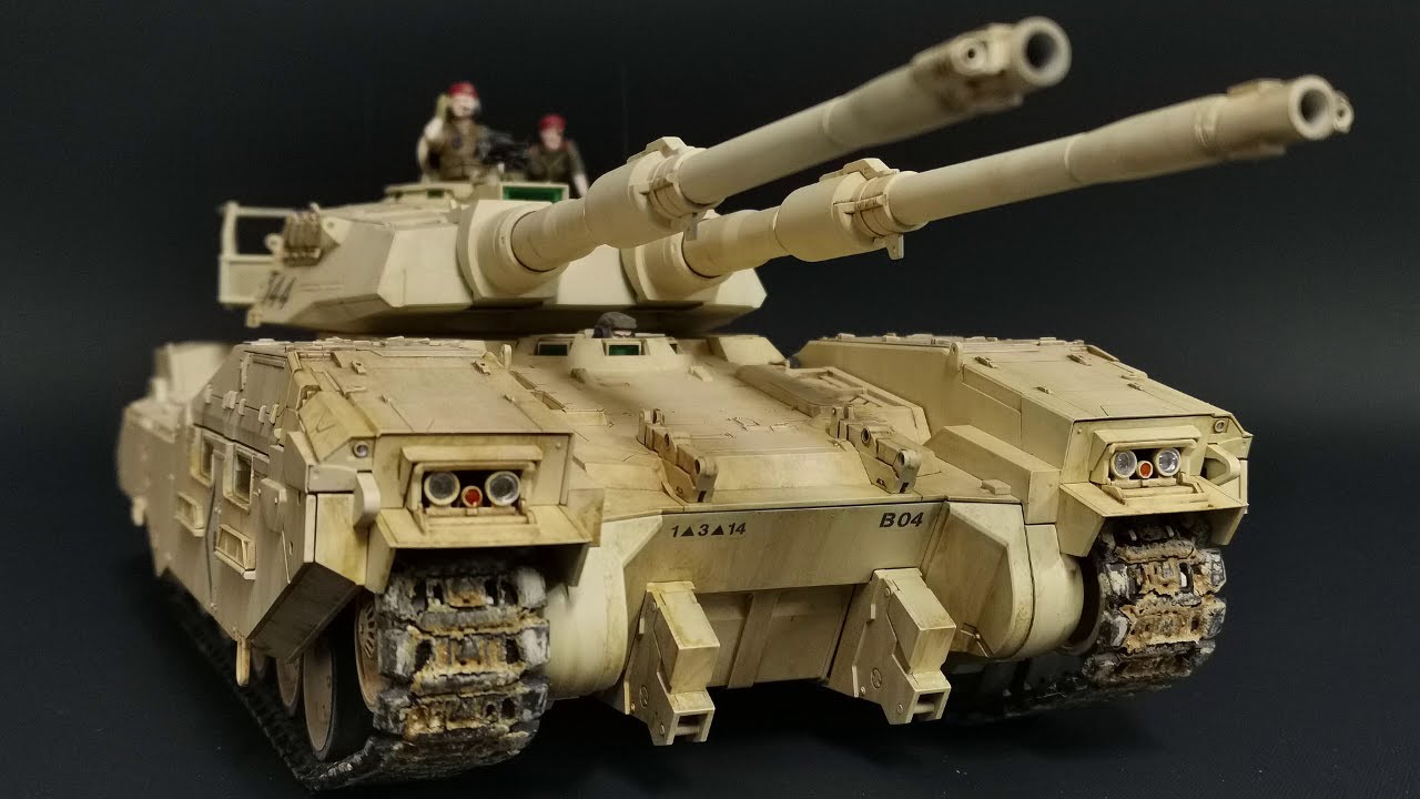 Bandai 1/35 UC Hardgraph EFGF M61A5 Main Battle Tank - Part 4 - Painting and Weathering the Tank