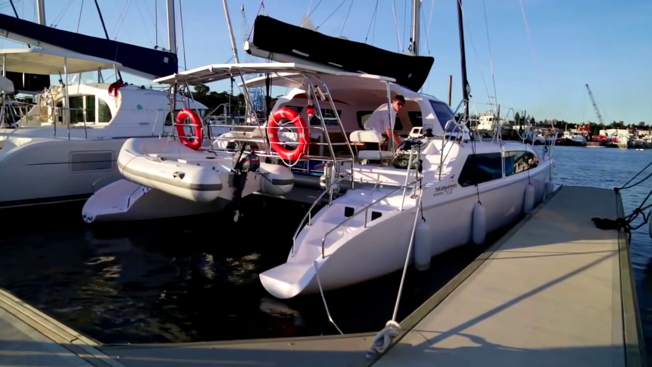 Docking a Catamaran
