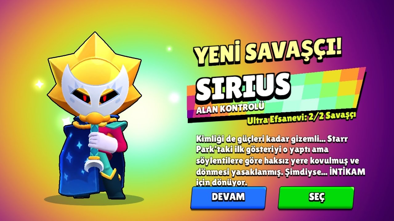 100. KARAKTER ULTRA EFSANEVİ SİRİUS'U AÇTIM! | 100/100 KARAKTER!