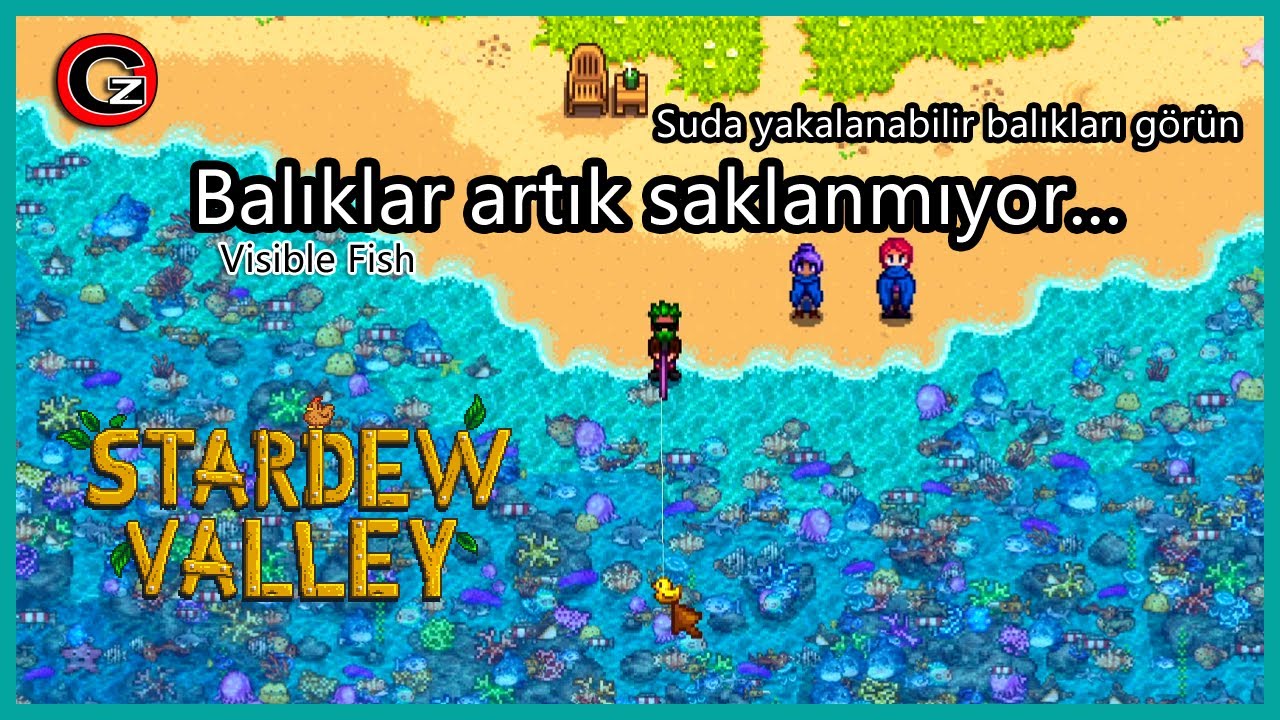 Artık sudaki balıkları görebiliyoruz! Ama nasıl? TAVSİYE MOD!  Stardew Valley  OyuncaGZ