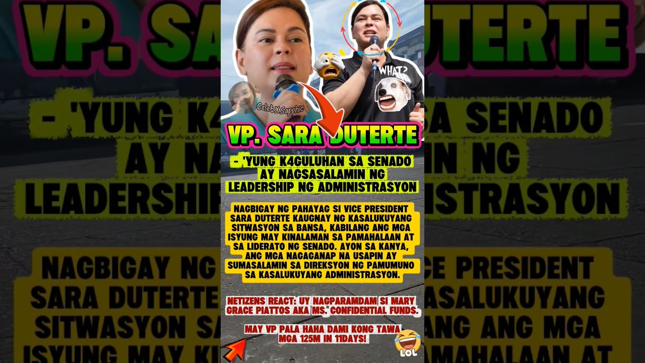 &ldquo;May Mali sa Direksyon?&rdquo; VP Sara, Nagbigay ng Matapang na Pahayag sa Kasalukuyang Sitwasyon #shorts