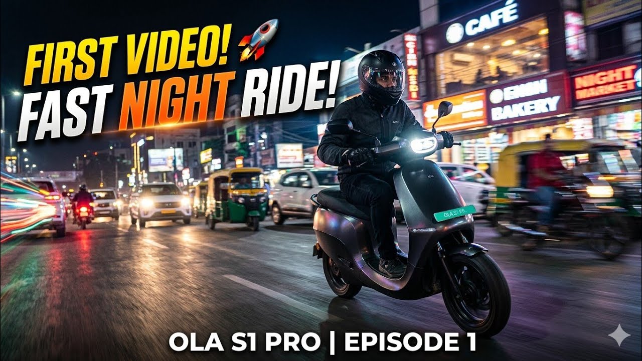 NIGHT RIDE WITH OLA S1 PRO GEN 1, HYPER RIDING