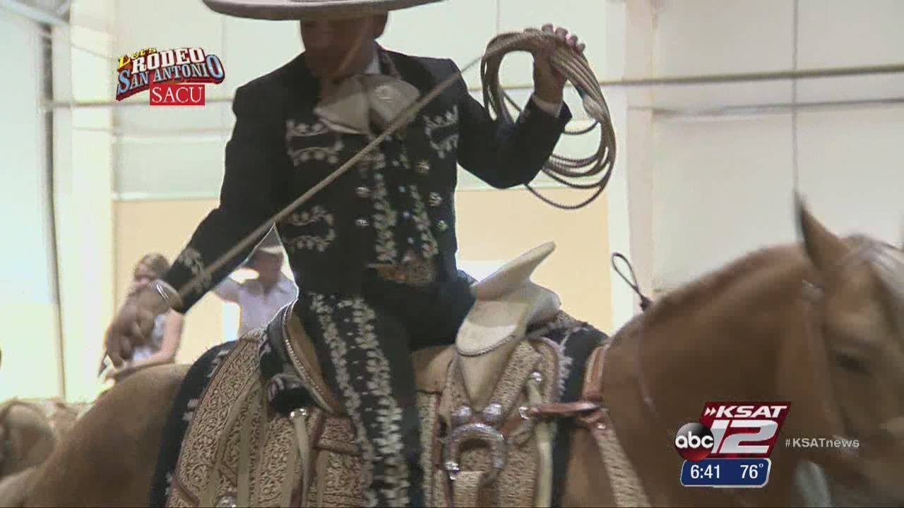 Video: Charro rider brings talents to SA Stock Show & Rodeo