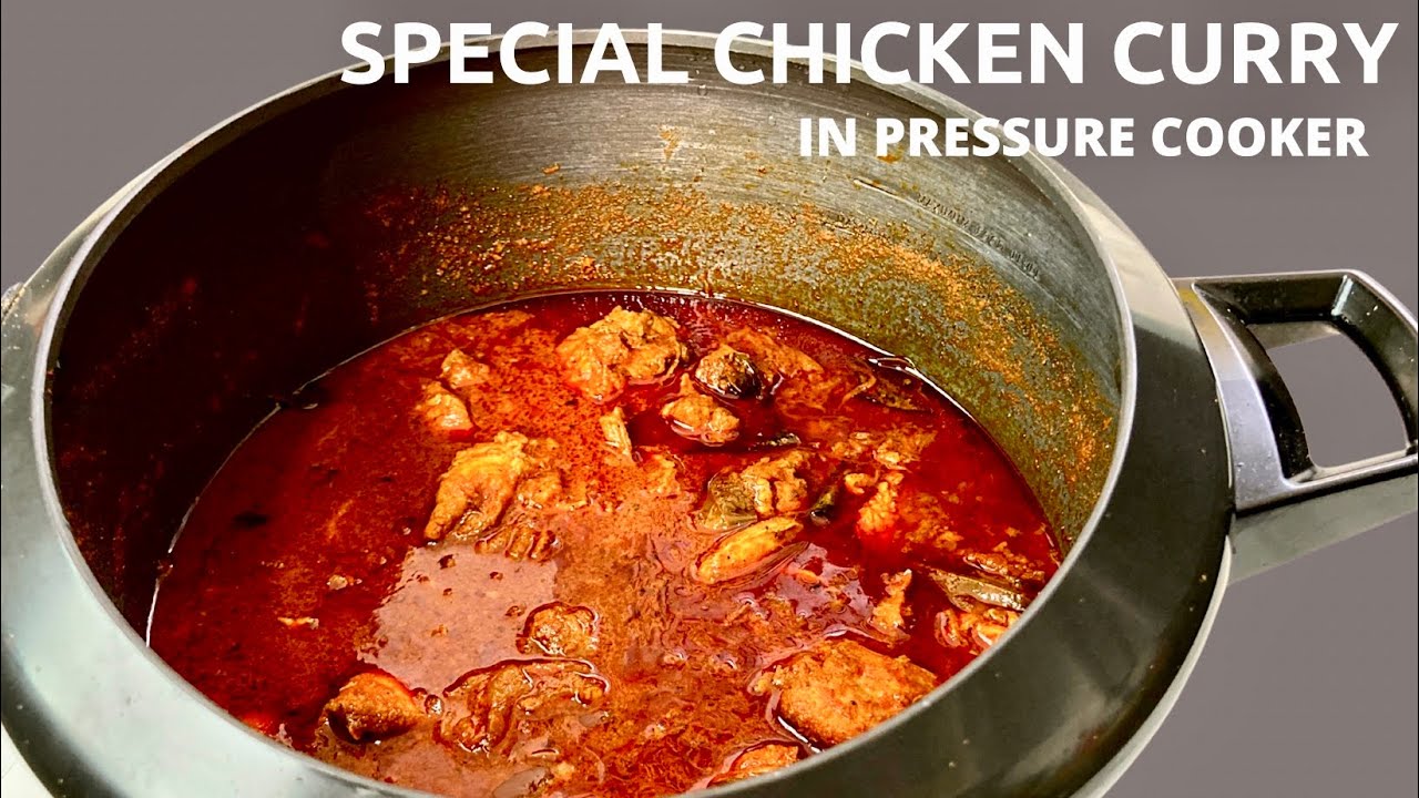 കുക്കറിൽ ഒരു സ്പെഷ്യൽ ചിക്കൻ കറി - Easy Pressure Cooker Chicken Cury Recipe |Chicken Curry Malayalam