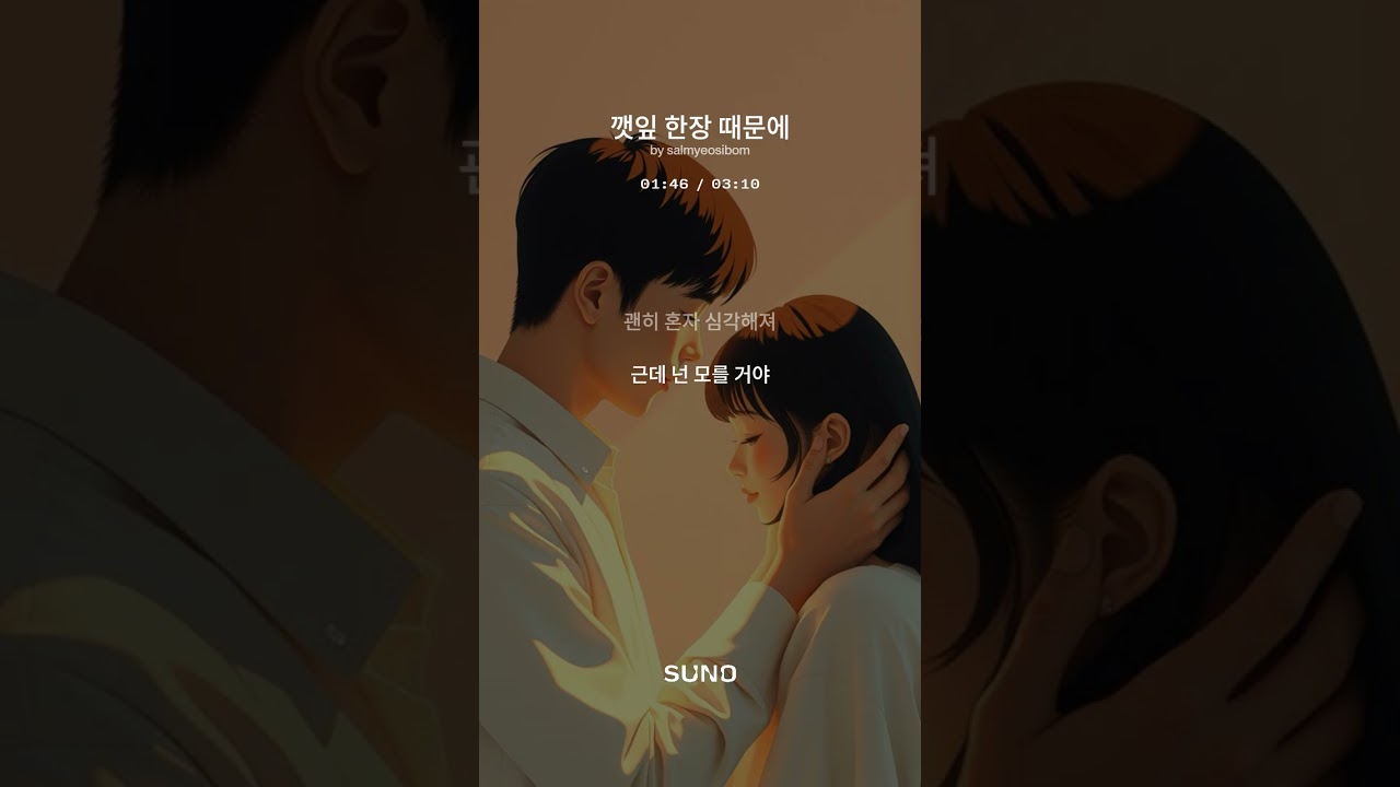 [질투연애] 깻잎 한장 때문에 #깻잎논쟁 #연애감성 #커플노래