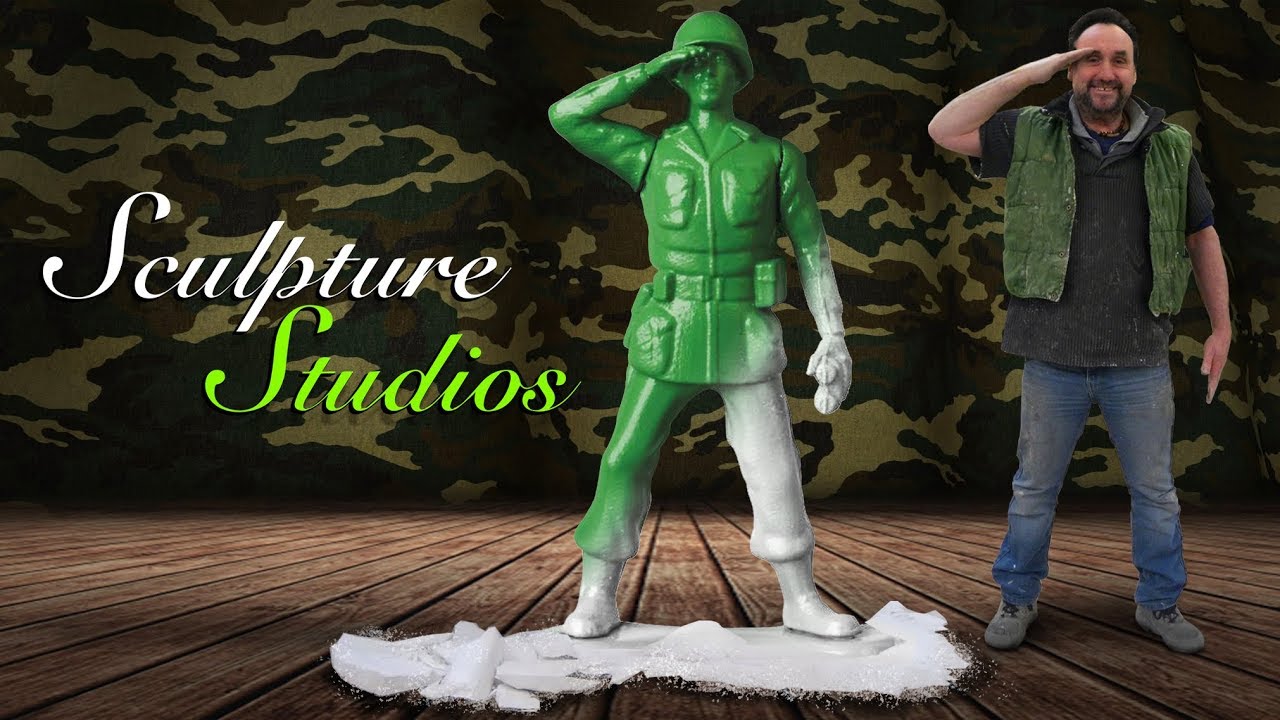 Lifesize Toy Soldier Army Men by Sculpture Studios