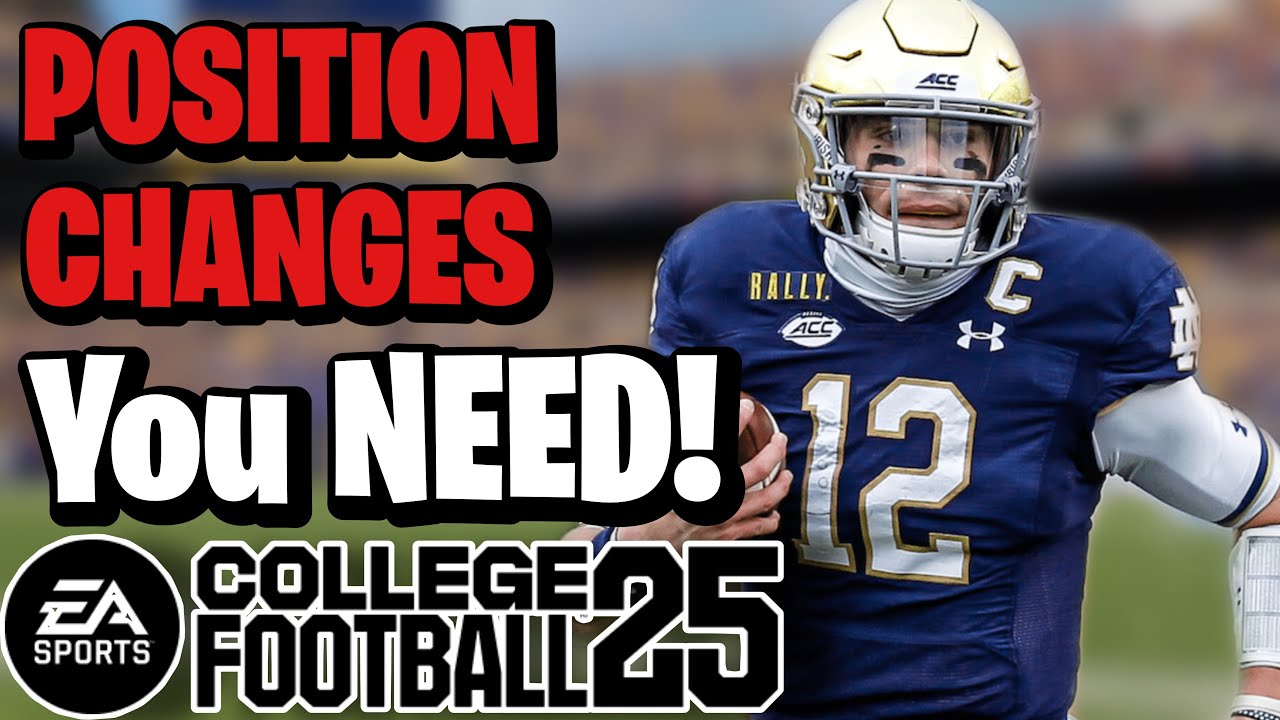 The ONLY Position Changes You NEED in Dynasty CFB25