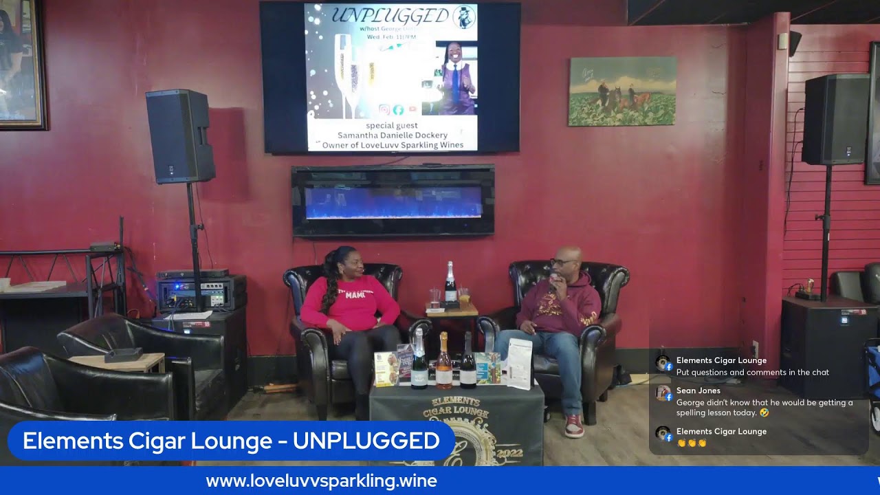 Unplugged with host George Outlaw ft. Samantha Danielle Dockery owner of LoveLuvv Sparkling Wines.