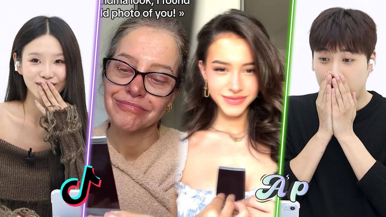 Корейцы отреагировали на челлендж «Старая фотография бабушки» в TikTok｜asopo