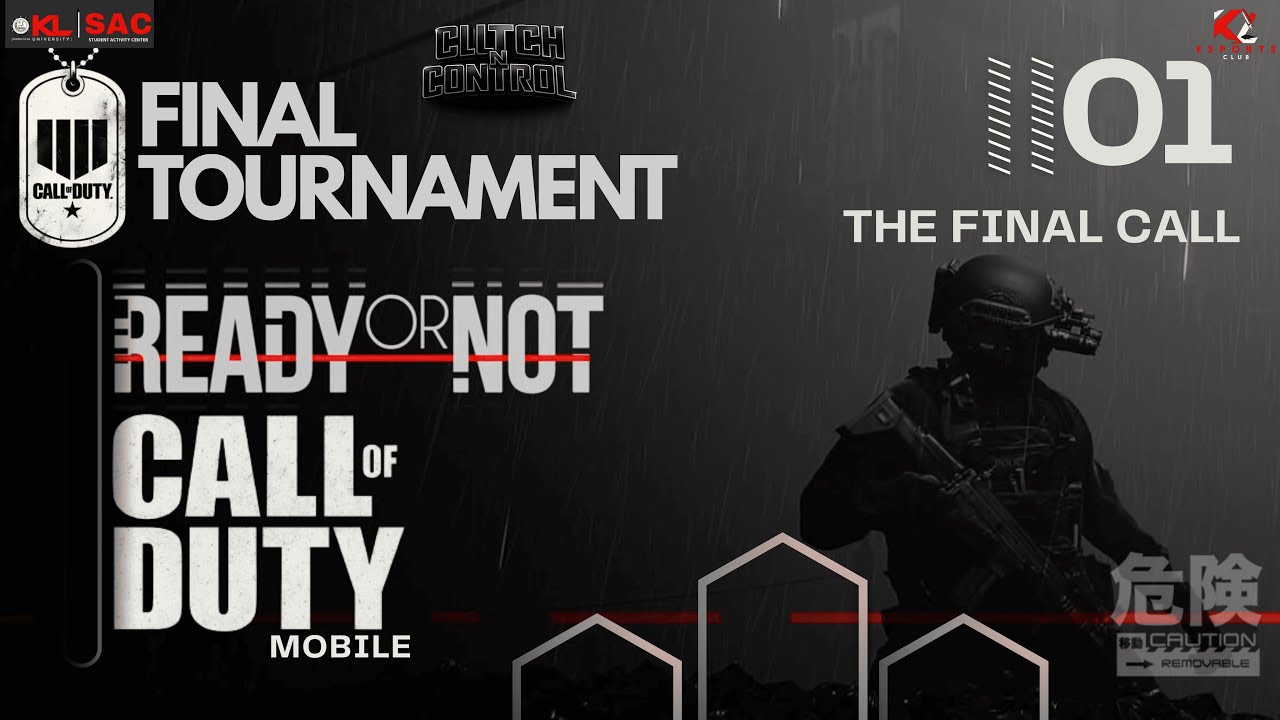 LIVE: CLUTCH N CONTROL| COD TOURNAMENT QUALIFIERS FINALS | Esports Showdown | KL University