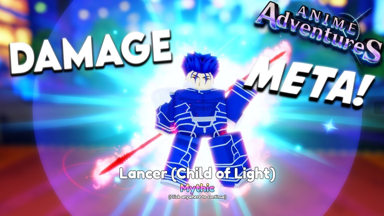 Showcasing New Evolved Lancer Child Of Light Is INSANELY... In Anime Adventures Update 17!
