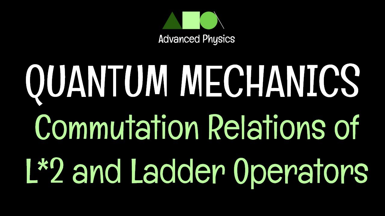 Quantum Mechanics- Commutation Relations of L*2 and Ladder Operators