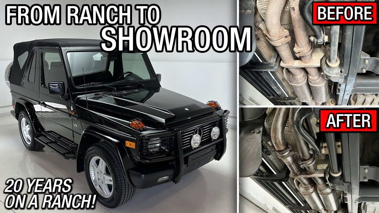 Mercedes Benz G500 Cabriolet Dry Ice Cleaning, Detailing, & Ceramic Coating