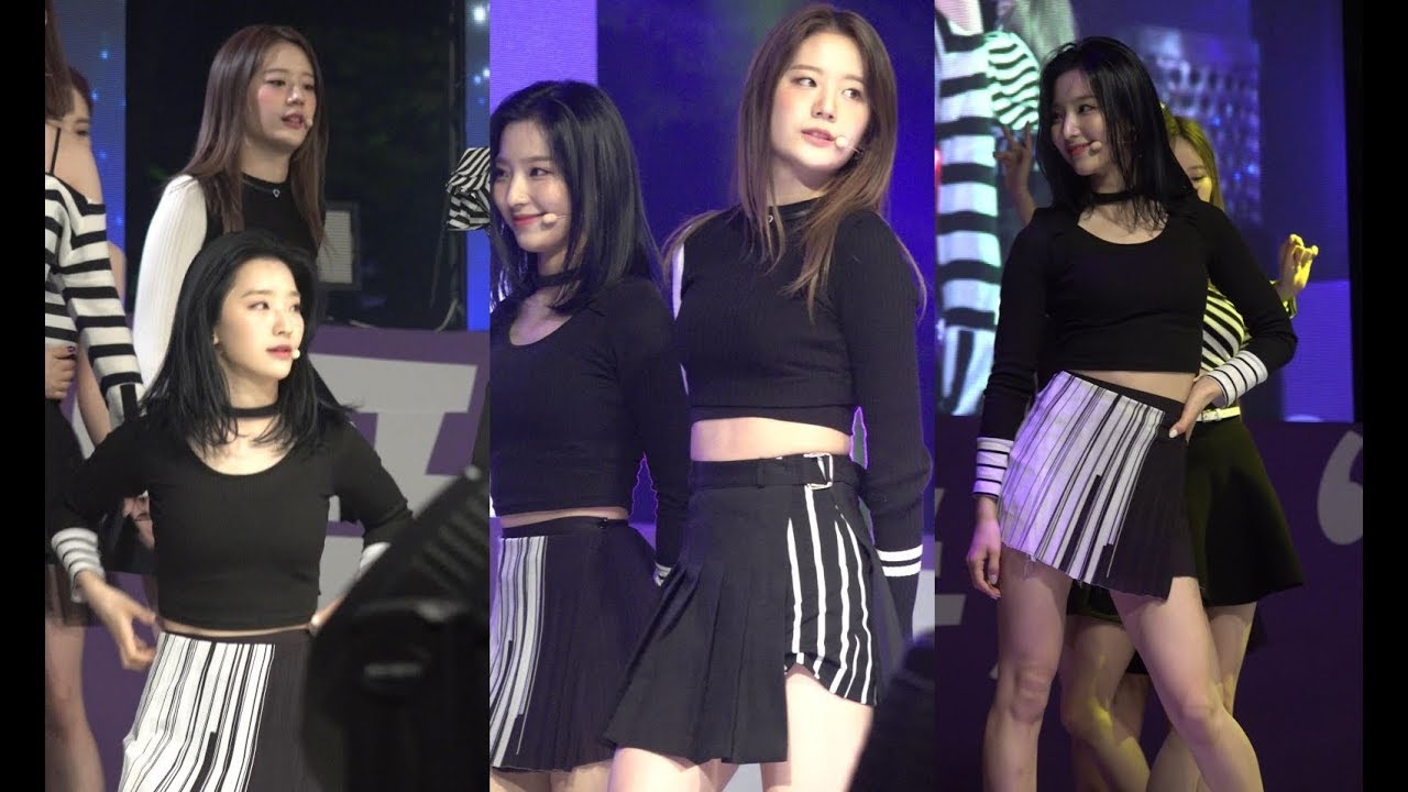 [4K] 190515 선문대 축제 프로미스나인 - 환상속의 그대 직캠(Focus : 장규리-이새롬)