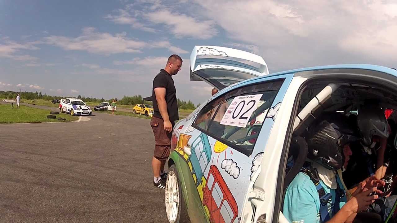 Artur Sękowski SKODA OCTAVIA WRC podczas finału Crusar Cup 2012