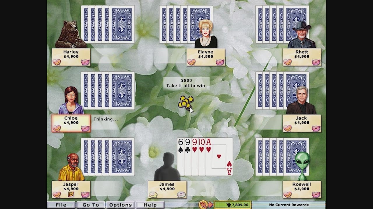 Hoyle Card Games 2007 5 Card Draw Poker