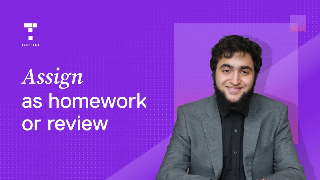 Top Hat Tip: Assign Content as Review or Homework