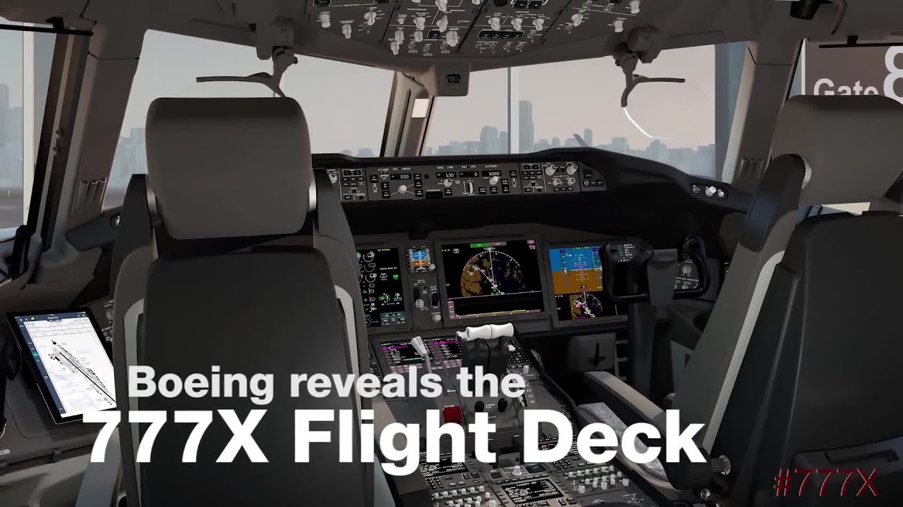 Кабина экипажа Boeing 777X