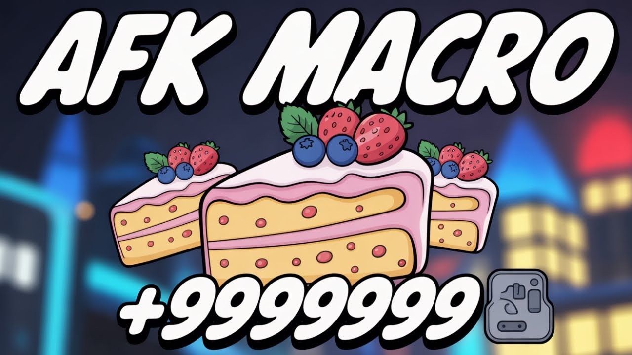 HOW TO AFK MACRO CAKE In The New Anime Vanguards ANNIVERSARY UPDATE