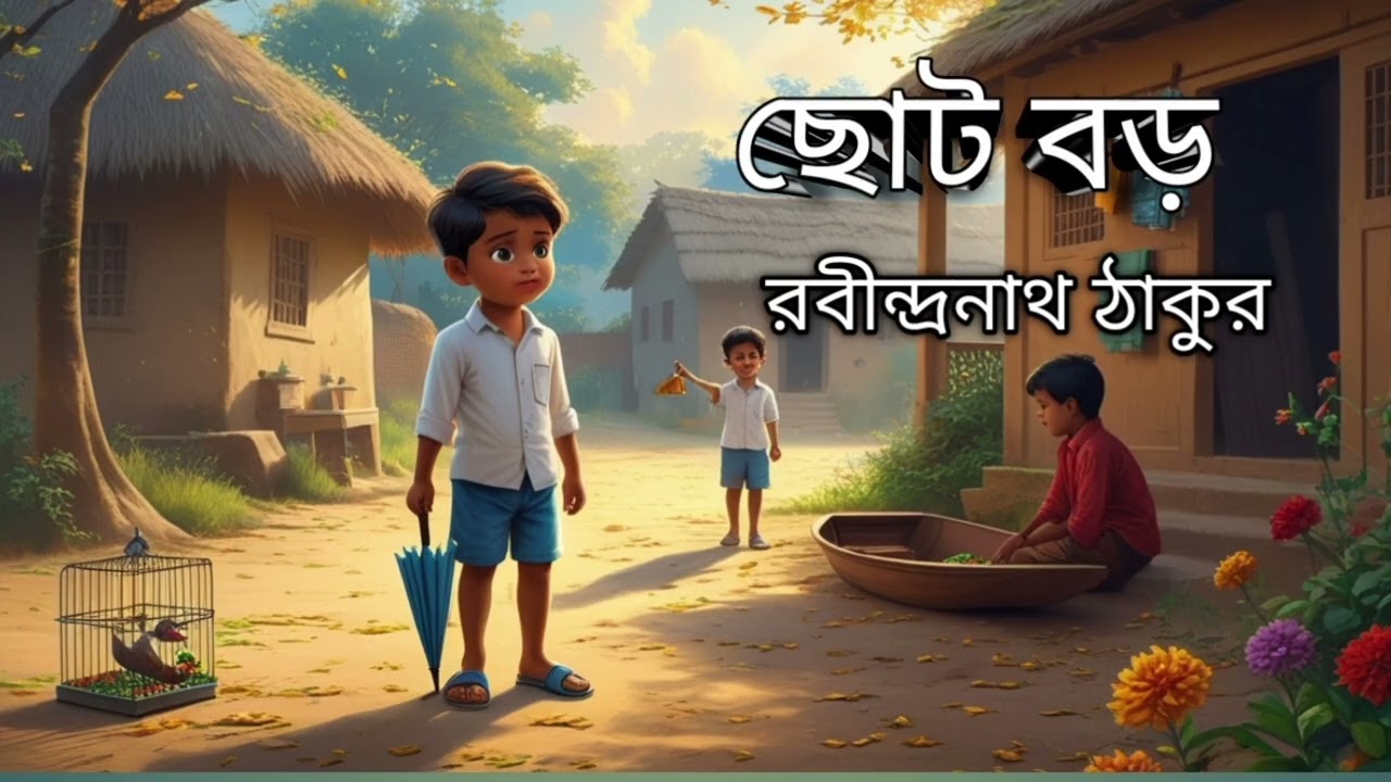 ছোট বড়।। রবীন্দ্রনাথ ঠাকুর।। কবিতা মঞ্জুরী।। বাংলা কবিতা।।