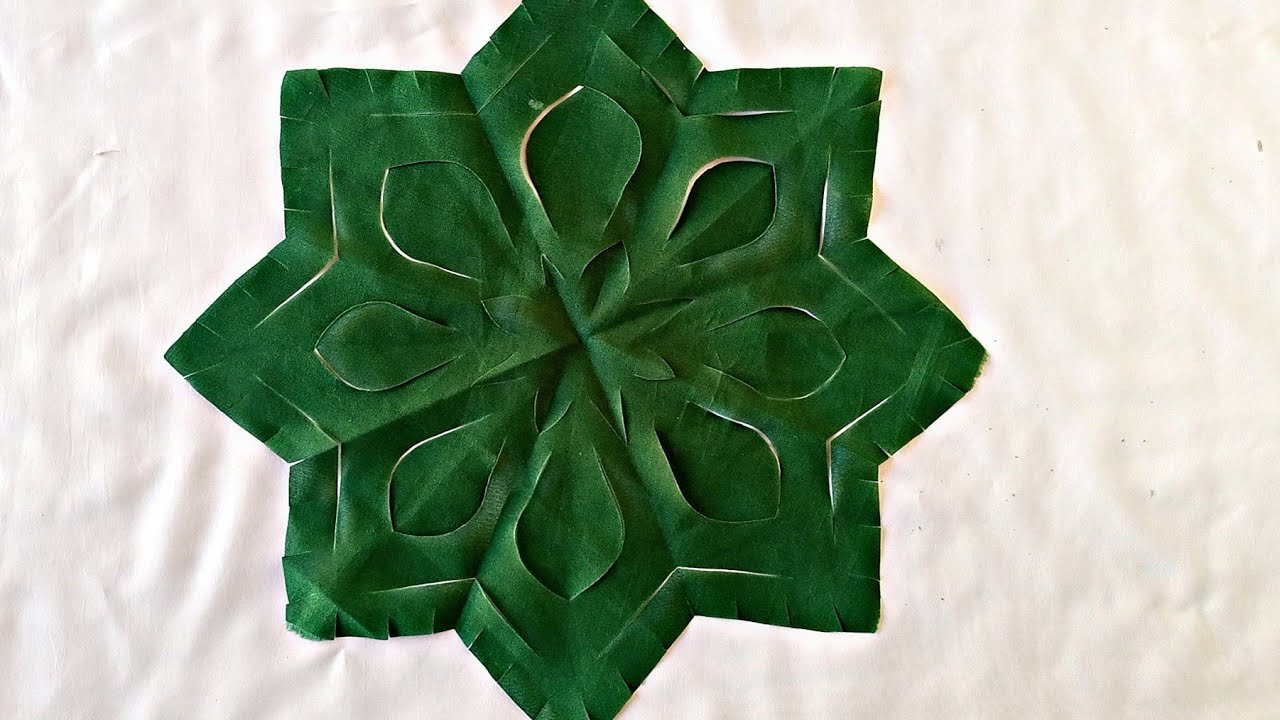 Easy Aplic Rilli Design Cutting Work Applique Sindh's Beauty