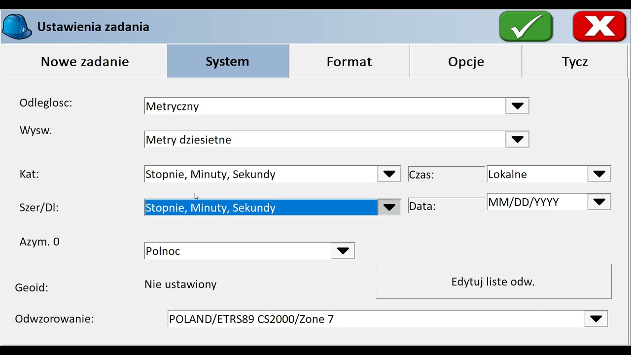 Przegląd funkcji cz. 1 - Menu Plik | Carlson SurvCE/SurvPC