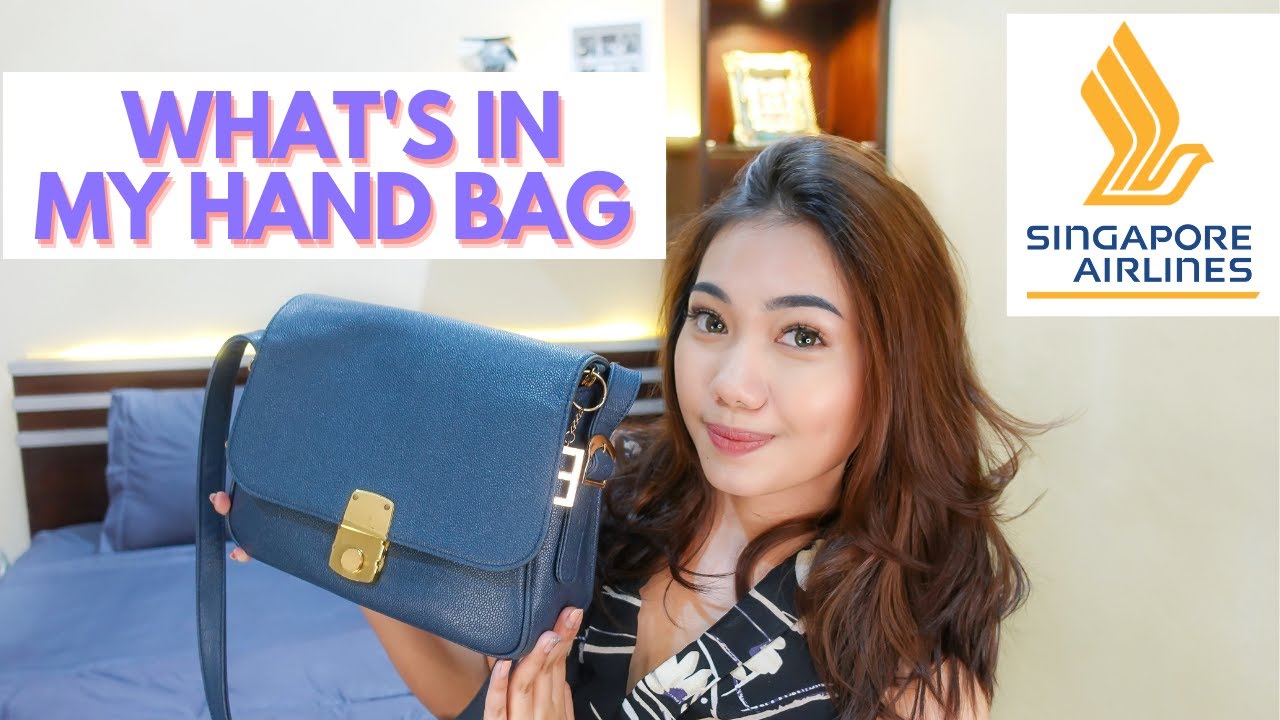 WHAT'S IN MY CABIN CREW HANDBAG | SINGAPORE AIRLINES