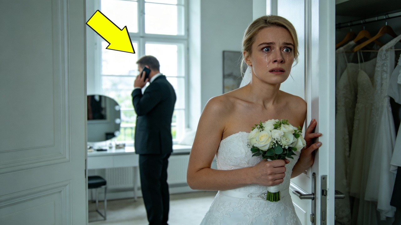 Der Hochzeitstag war perfekt – bis sie sein geheimes Gespräch hörte