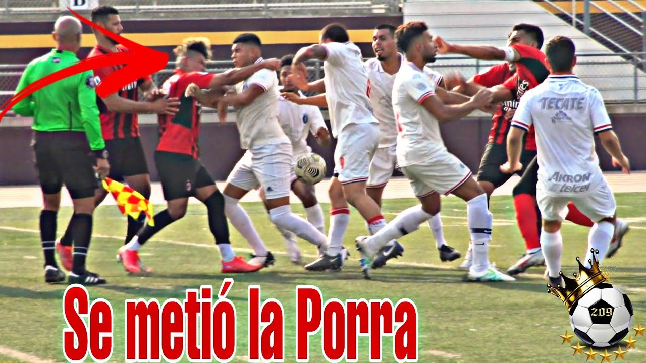 PELEA CAMPAL EN FINAL DE FUTBOL- Insane Soccer Fight, Football Fight ,Lluvia de Golpes🥊⚽️