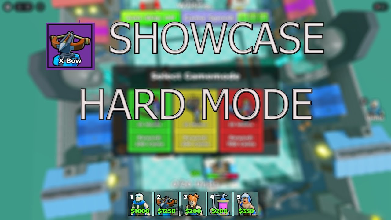x-bow showcase | Roblox Clash Tower Defense
