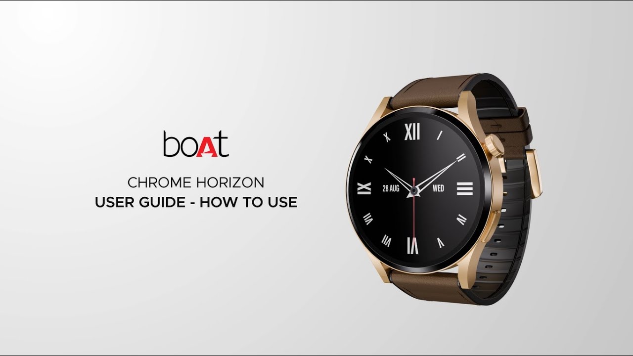boAt | Chrome Horizon Smartwatch | Walkthrough