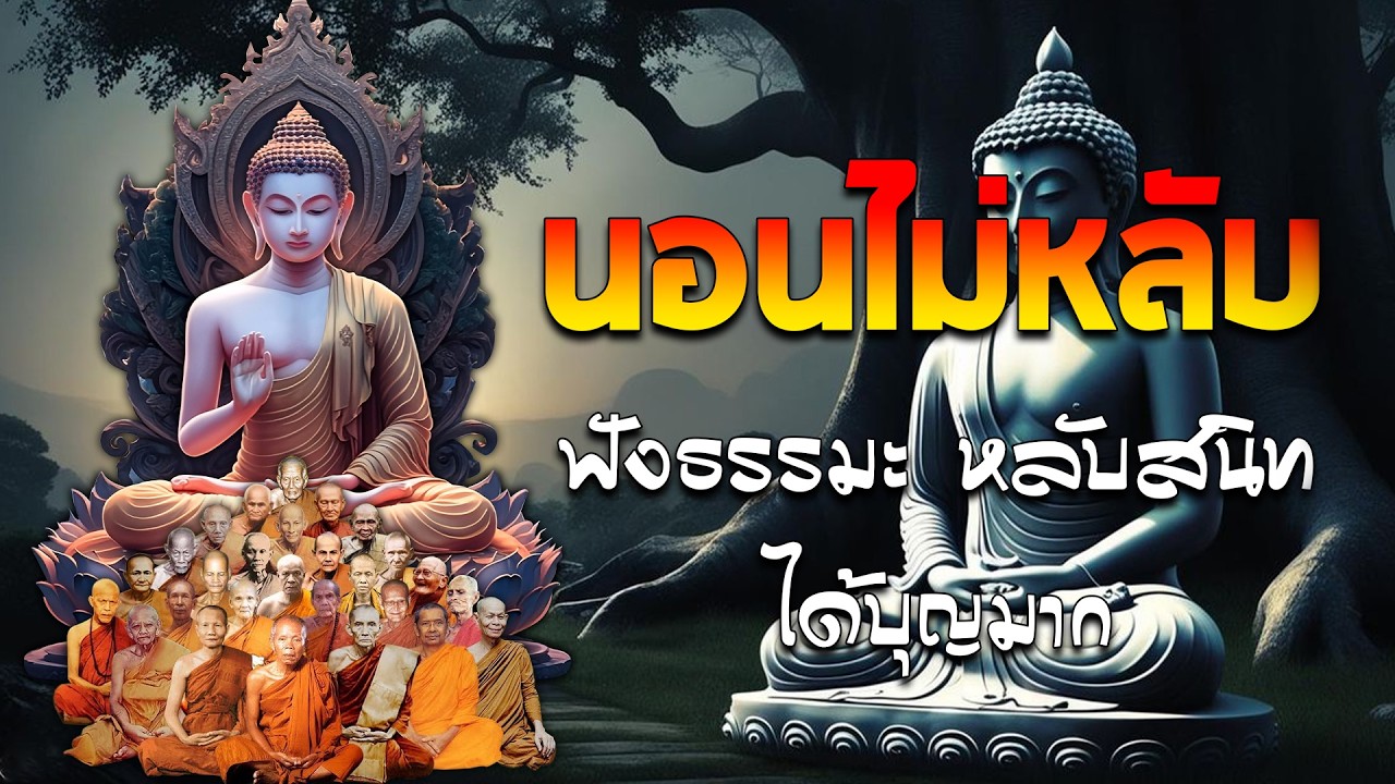 นอนไม่หลับ ฟังธรรมะแล้วผ่อนคลาย นอนหลับลึก ได้บุญมาก 🙏 ฟังธรรมะก่อนนอน จิตคุณจะสงบเร็ว #DhammaBuddh