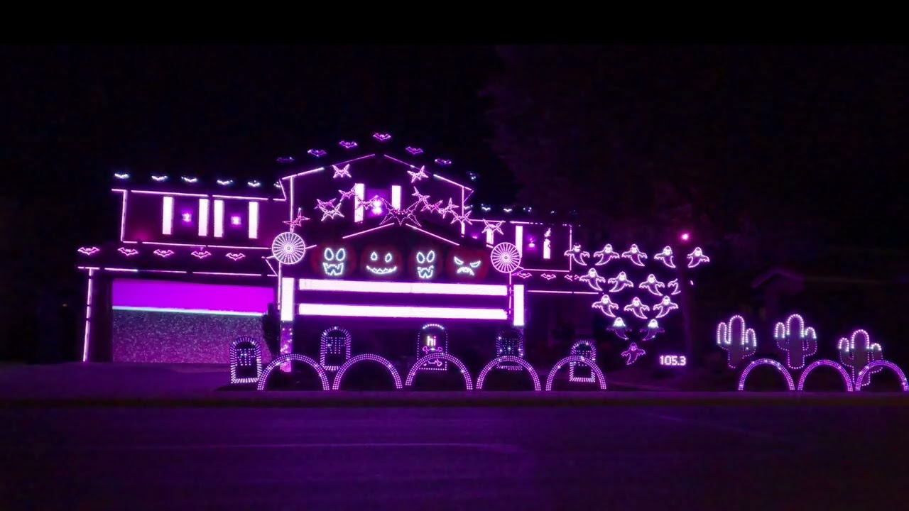 2023 Halloween Light Show: Haunted  Mansion / Grim Grinning Ghosts