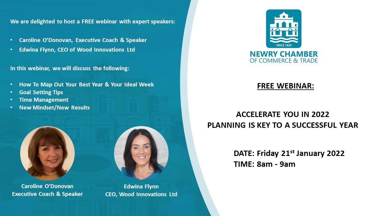 WEBINAR: Accelerating You In 2022 - Planning Is Key To A Successful Year