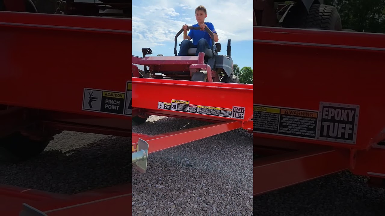 your mower deserves an #americanmade #doolittle #trailer #wemakeiteasy