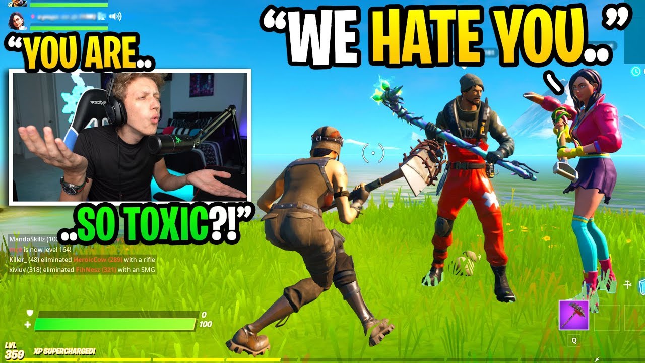 I met the most TOXIC COUPLE in squads fill and had a FIGHT with them... (super toxic)