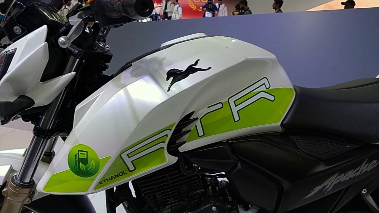 TVS Apache RTR 200 FI Ethanol at Auto Expo 2018
