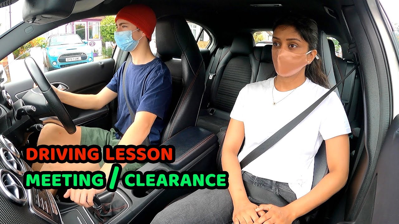 Driving Lesson | Meeting and Clearance around your vehicle | Mock Driving