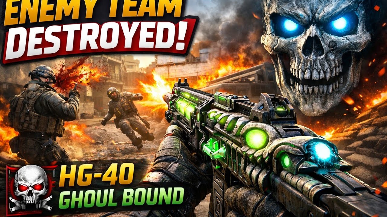 Enemy Team Destroyed with HG-40 Ghoul Bound 💀 | CODM MP Gameplay