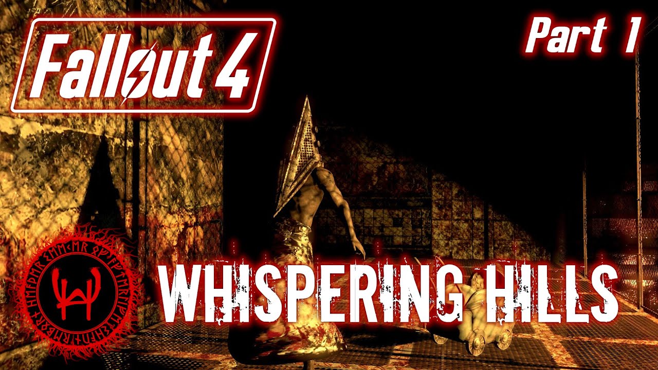 Chased By Pyramid Head - Fallout 4 Whispering Hills Mod Livestream Part 1 - Fallout 4 Mods